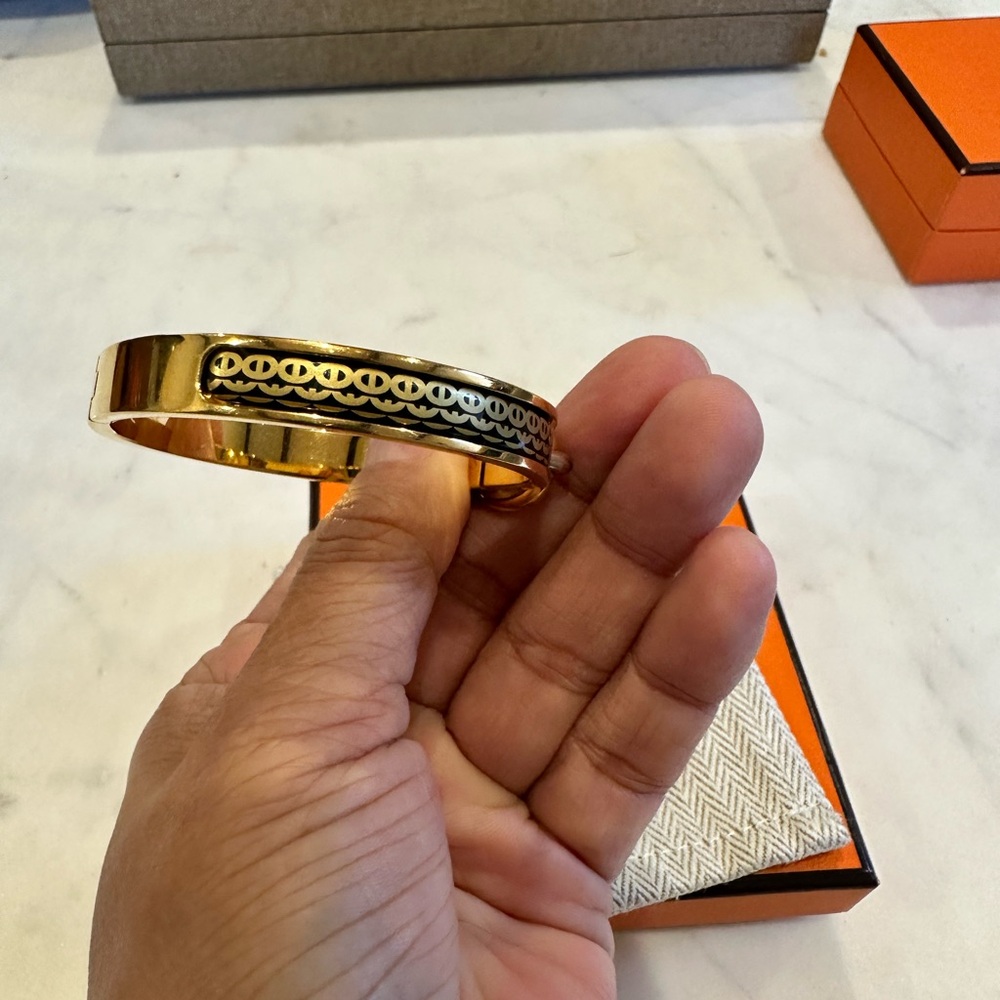 Hermes Enamel Mini Clic Chaine Pm - image 8